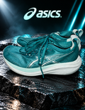 ASICS Teal Running Shoes for Men